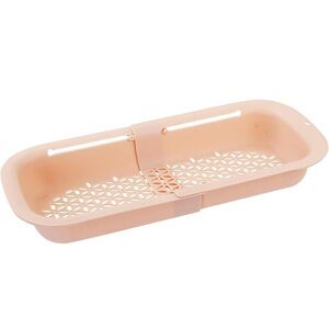 New Light Pink Collapsible Sink Strainer